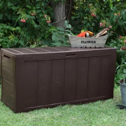 Baule da giardino marrone Sherwood