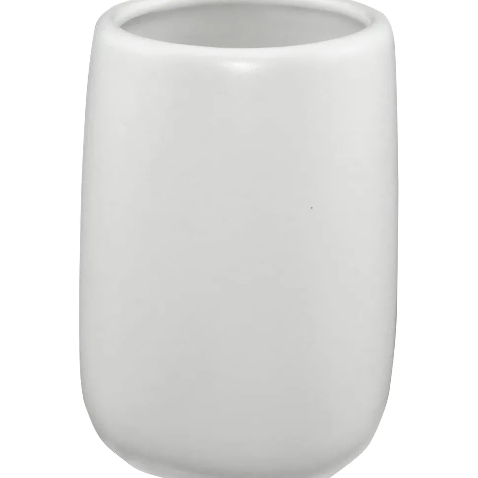 Bicchiere Porta Spazzolini Bianco Opaco