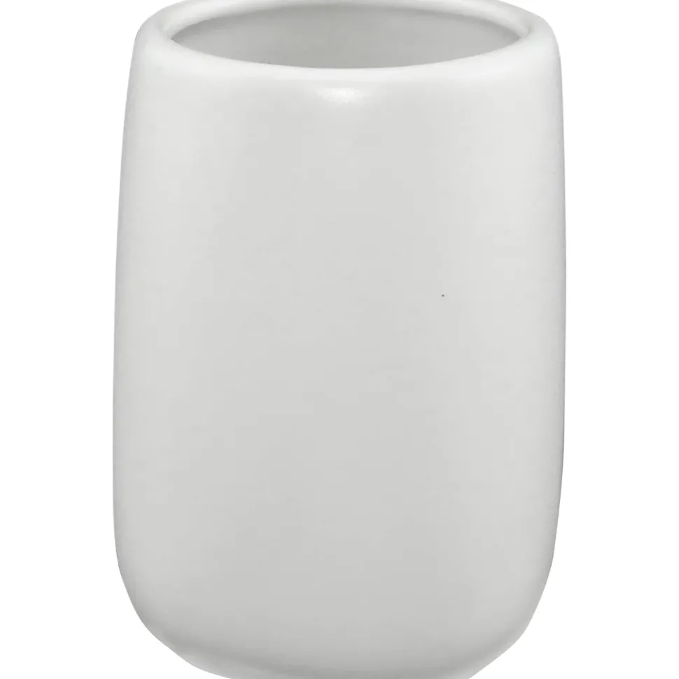 Bicchiere Porta Spazzolini Bianco Opaco