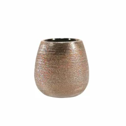 Bicchiere Porta Spazzolini in Stoneware Champagne