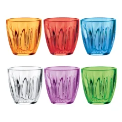 Bicchieri Acqua Colorati 350 cc