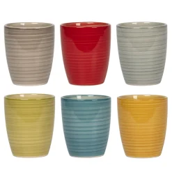 Bicchieri in stoneware Multicolor Tipika 35,5 cl
