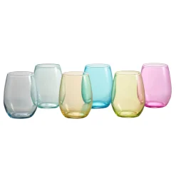 Bicchieri in vetro Amber Multicolor 35 cl