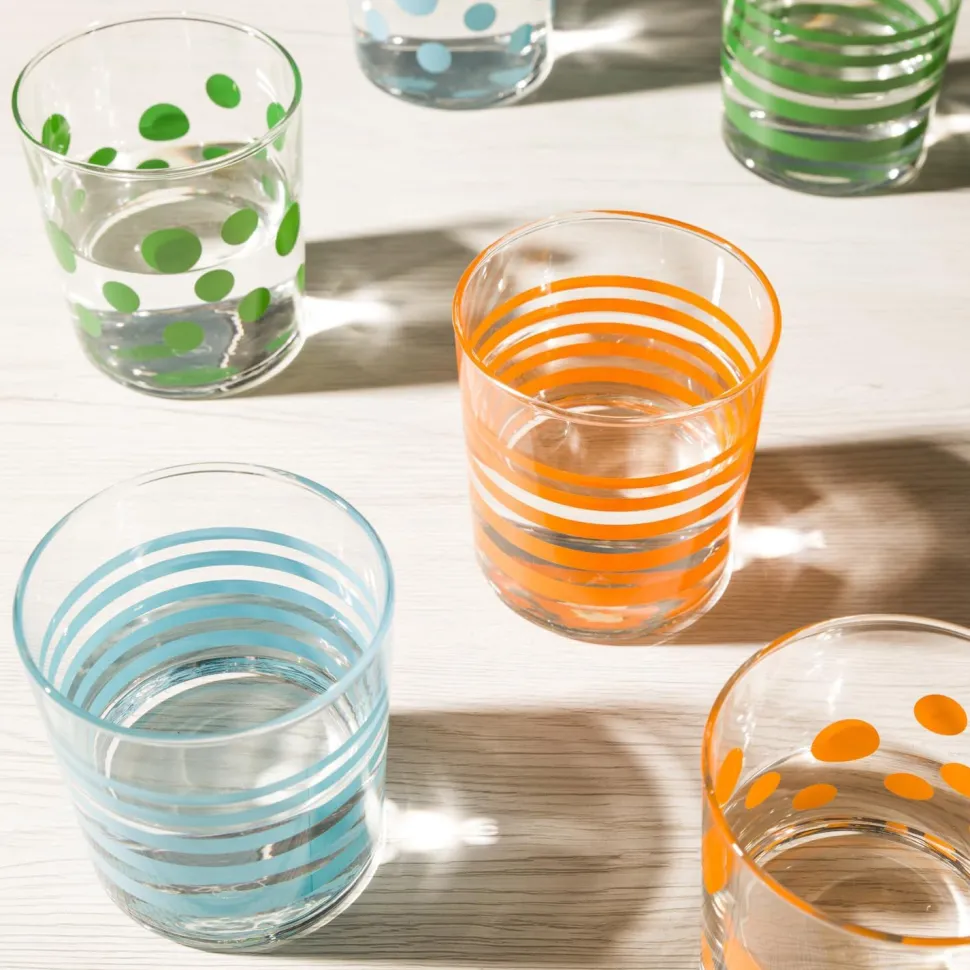 Bicchieri in vetro Dots&Stripes 36 cl
