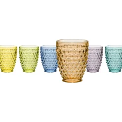 Bicchieri in vetro Multicolor Demetra 27 cl