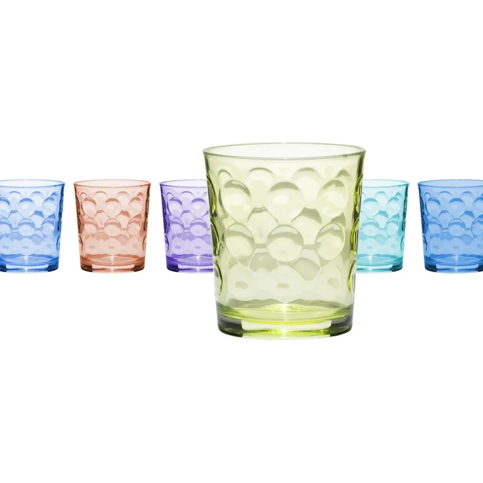 Bicchieri in vetro Multicolor Drop 37,5 cl
