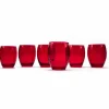 Bicchieri in vetro Rosso Marcelo Red 37cl