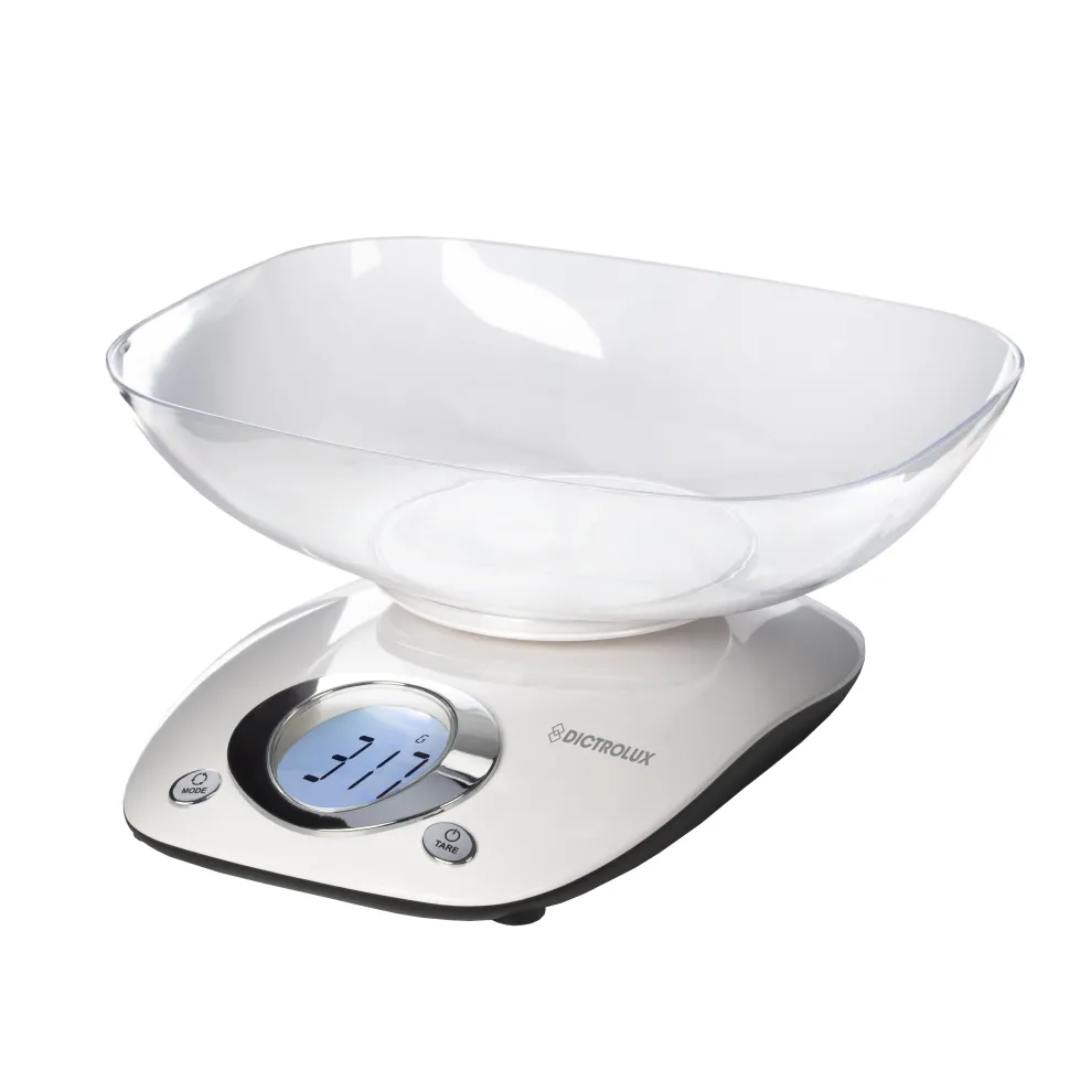 Bilancia da Cucina Digitale Bianca 5kg con Display