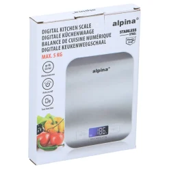 Bilancia Digitale da Cucina in Acciaio Inox 5 Kg