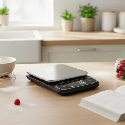 Bilancia Digitale da Cucina 5 Kg in Acciaio Inox con Display LCD
