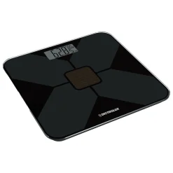 Bilancia Pesapersone Digitale Solare 180 Kg in Vetro Temperato con Display LCD Nera