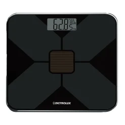 Bilancia Pesapersone Digitale Solare 180 Kg in Vetro Temperato con Display LCD Nera