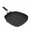 Bistecchiera in alluminio con manico Chef Stone 28x28 cm