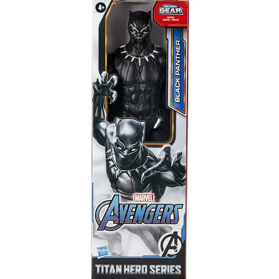 Black Panther Avengers Titan Hero Blast Gear Action Figure h30 cm