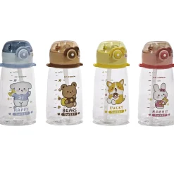 Borraccia Bambini Animaletti con Cannuccia 570ml
