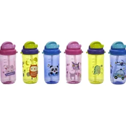 Borraccia Bambini Animaletti con Cannuccia 430 ml