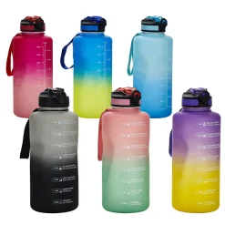 Borraccia Motivazionale BPA Free con Indicatore Orario 2 Litri