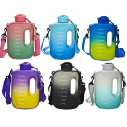 Borraccia Motivazionale BPA Free con Indicatore Orario 2,2 Litri