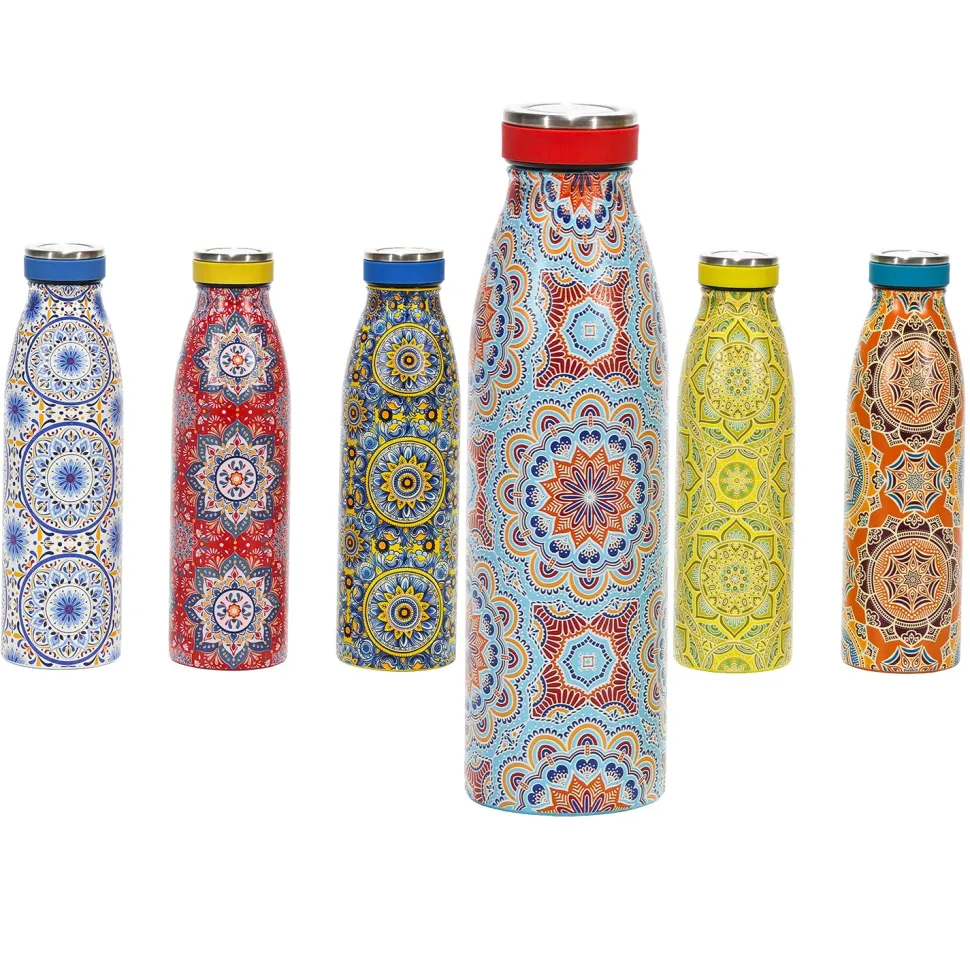 Bottiglia Termica Linea Mandala in Acciaio Inox 500ml