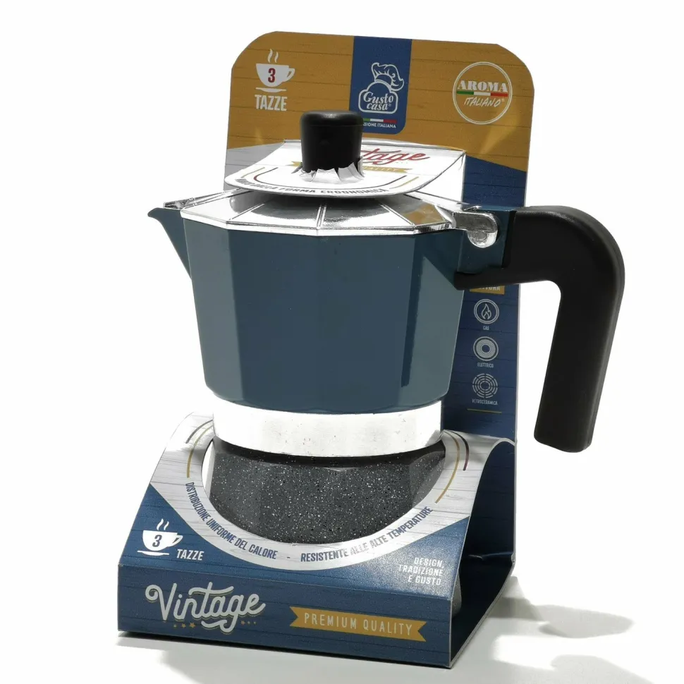 Caffettiera 3 tazze Linea Vintage