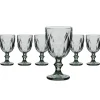 Calici in vetro Crystal Grey 26 cl
