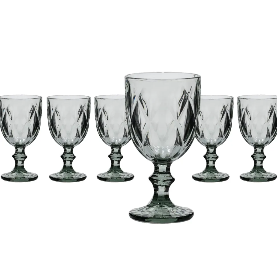 Calici in vetro Crystal Grey 26 cl
