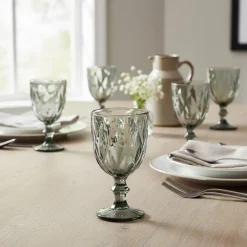 Calici in vetro Crystal Grey 26 cl