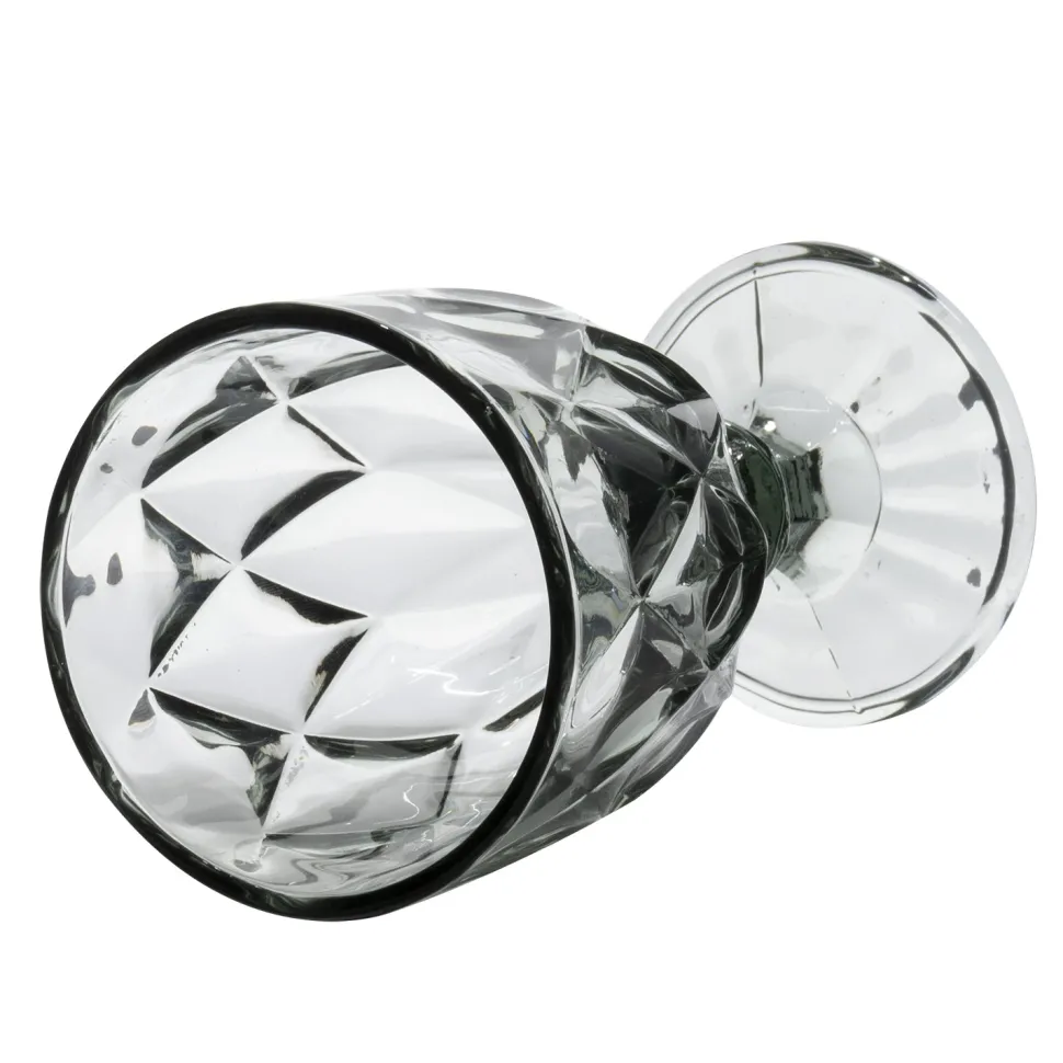 Calici in vetro Crystal Grey 26 cl
