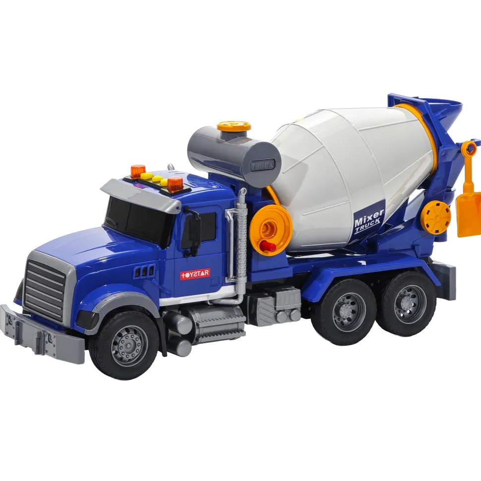 Camion Realistici – Camion dei Pompieri con Scala & Camion Betoniera con Luci e Suoni
