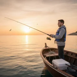 Canna da Pesca a Innesto con Accessori