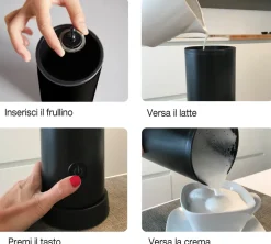 Cappuccinatore elettrico Cappuccione Cream 550 Watt