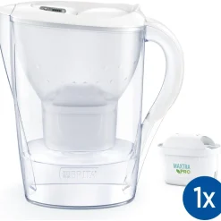 Caraffa filtrante Marella bianca 2.4 Litri
