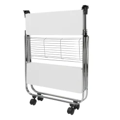 Carrello da Cucina Pieghevole Salvaspazio in metallo Bianco Karry&Go