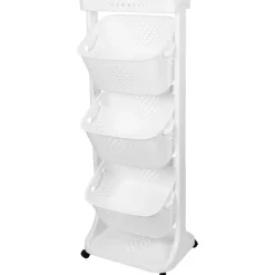 Carrello multiuso bianco in plastica Karry All