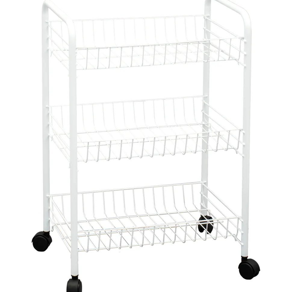 Carrello Multiuso 3 cestelli con ruote Helou