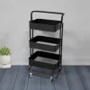 Carrello multiuso in metallo Nero Phaedrus Black