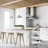 Carrello multiuso in metallo Bianco Phaedrus White