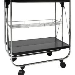 Carrello multiuso nero in metallo Karry&Go
