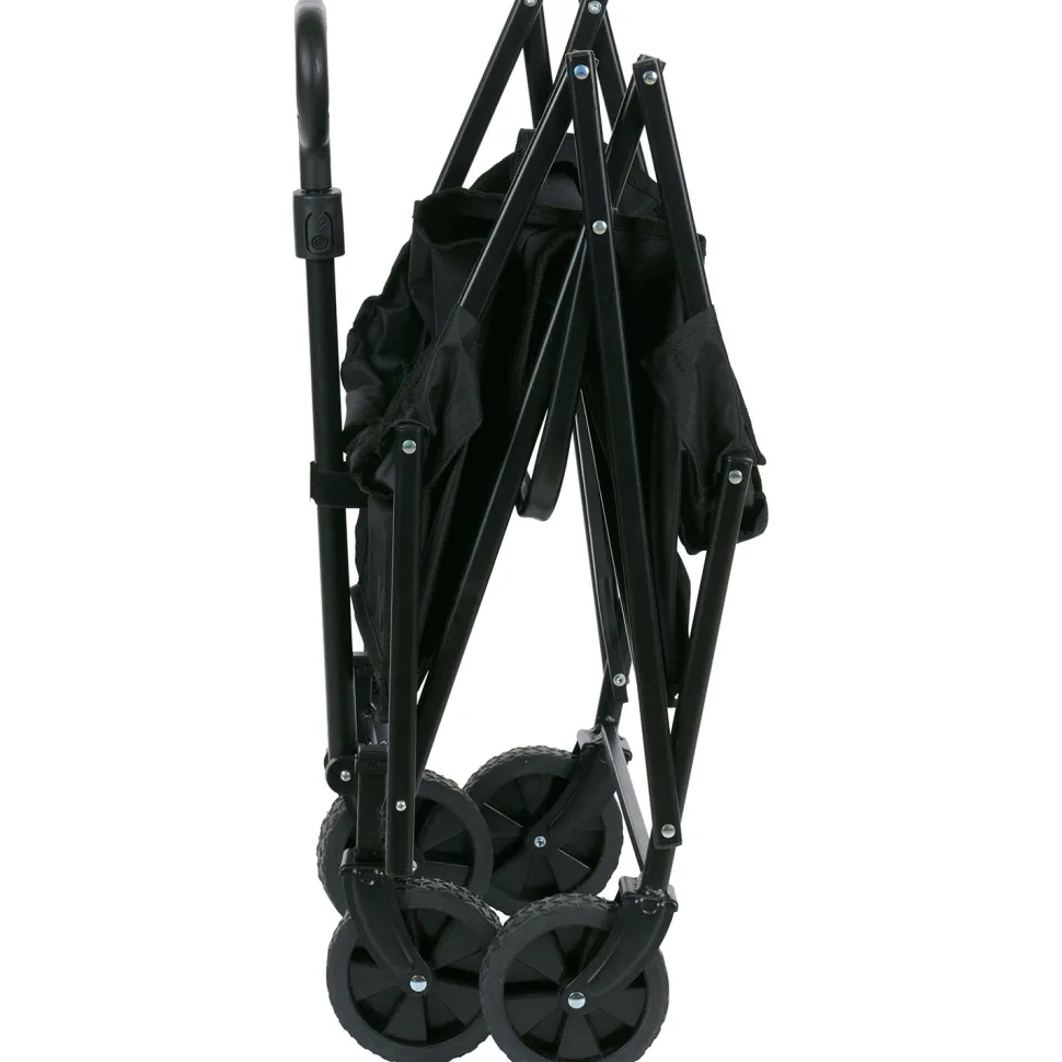 Carrello Pieghevole Utility Nero Capacità max 50 kg