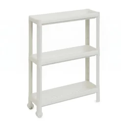 Carrello Salvaspazio 3 Ripiani Tina Bianco