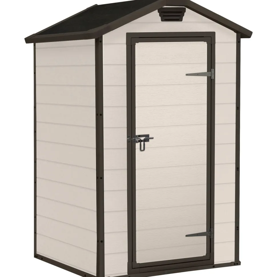 Casetta da giardino grande beige Manor 4x3
