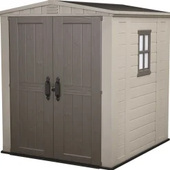 Casetta da giardino grande beige Factor 6x6