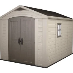 Casetta da giardino grande beige Factor 8x11