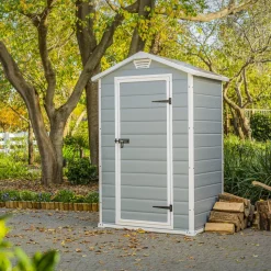 Casetta da giardino grande grigio Manor 4x3