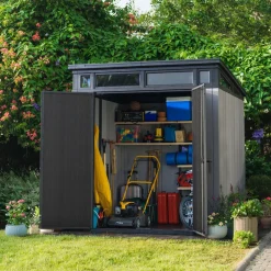 Casetta da giardino grande grigio Artisan 7x7