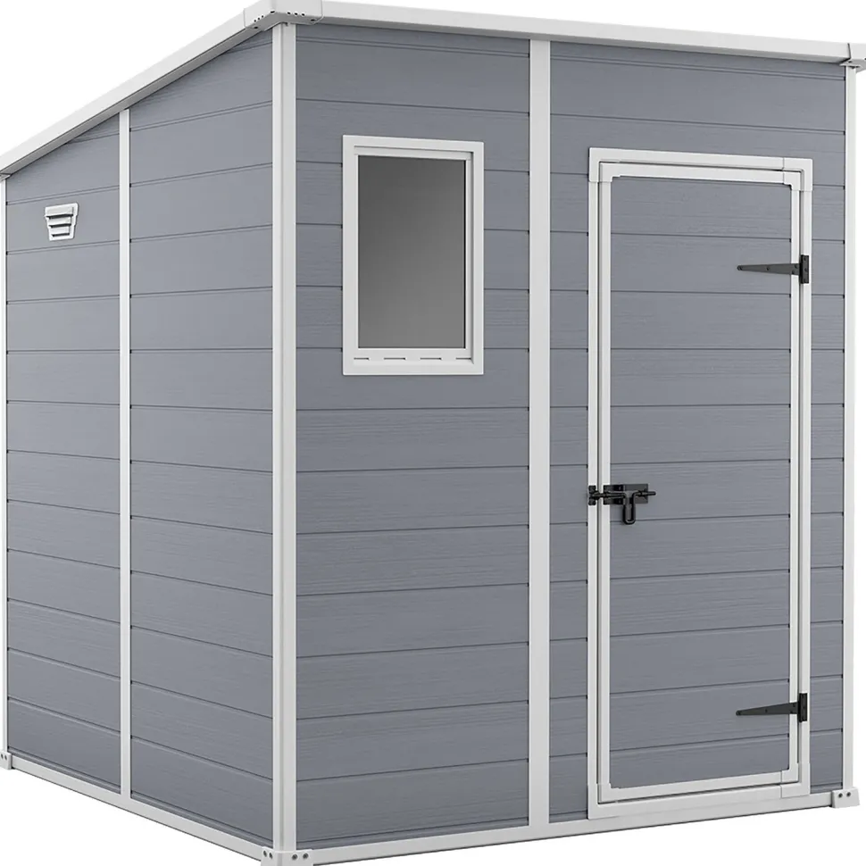 Casetta da giardino grande grigio Manor 6x6