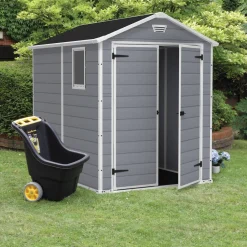 Casetta da giardino grande grigio Manor 6x8