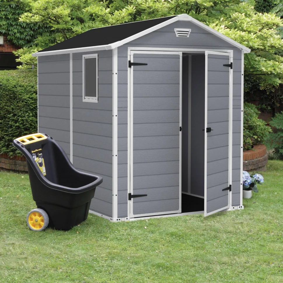 Casetta da giardino grande grigio Manor 6x8
