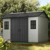 Casetta da giardino grande grigio Oakland 1175SD