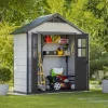 Casetta da giardino grande grigio Oakland 754